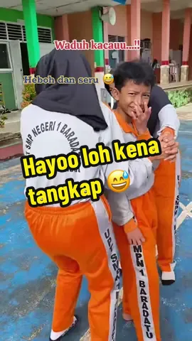 Permainan seru 😅#olahraga #seru #sekolah #smp1baradatu #fyp 