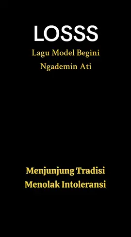 Menjunjung Tradisi Menolak Intoleransi #sabdakaruhun 