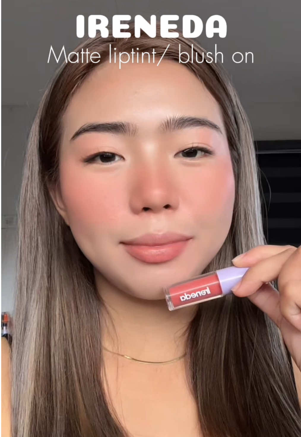 Grabe pang lahatan na to ah! Ganda #blushon #ireneda #liptint #lisptick #viraltiktok 