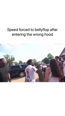 Speed had no option but to bellyflop after meeting Moneybagg Yo 😂  #fyp #memes #viral #instagood #fypシ #funny 