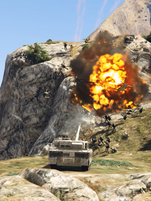 50,000 Yameni Brave Soldiers in Action Gta-V #gta5 #shortfeed #singaporeairline #gta#ukrainegta 