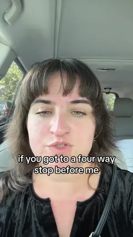 You have the right of way. Stop making me anxious. #fyp#funny#baddriver 