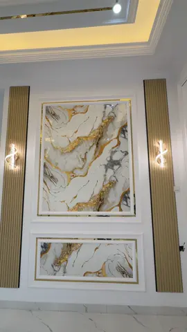 Alhamdulillah…. #wallmoulding #wpcwallpanel #dekorasidinding #plafonpvc #fypviralシ 