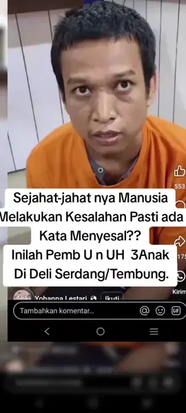 Semoga Tuhan Mengetuk Hati Pihak Pengadilan Tinggi Medan dan Rekan-Rekan Pengadilan Yg Menangani Kasus Tersangka Pemb uN Uhan 3anak Di Deli Serdang ini, untuk Menolak Keras pengajuan Banding tersangka Yang Tidak menyesal Atas Perbuatannya yg Telah Memb Un UH 3Anak Di Deli Serdang Ya TUHAN 🥹🥹🙏 #Presiden #Kejaksaan #fyppppppppppppppppppppppp  #fyp #Semuaorang   