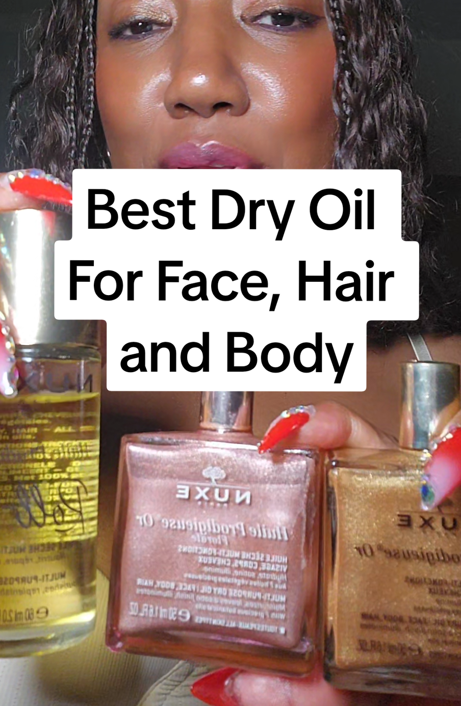 Get the coveted French-girl glow with Nuxe Huile Prodigieuse.  This nourishing dry oil is perfect for your face, body, and hair. Discover why it's a beauty cult-classic.  #Nuxe #NuxeUSA #HuileProdigieuse #DryOil #glowingskin  @Nuxe USA 