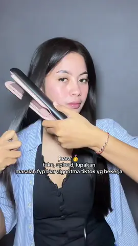 nyatok tiap hari❤️‍🔥 #hairstyle #rambutmaksimal #catokanrambut #hairtutorial 