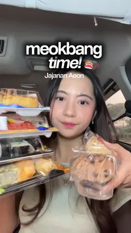 siapa suka sushii🙌🏻❤️ kali ini meokbang sendiri dulu soalnya dede dirumah😚🫵🏻 #mukbang #sushi #aeonstore #whatieatinaday #mukbangvideo  