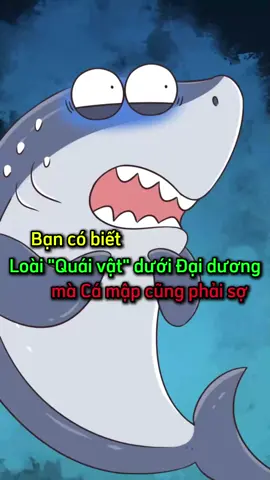 Bn có bt loài quái vật dưới đại dương mà cá mập cx sợ k #xh #fyp #kienthuc 