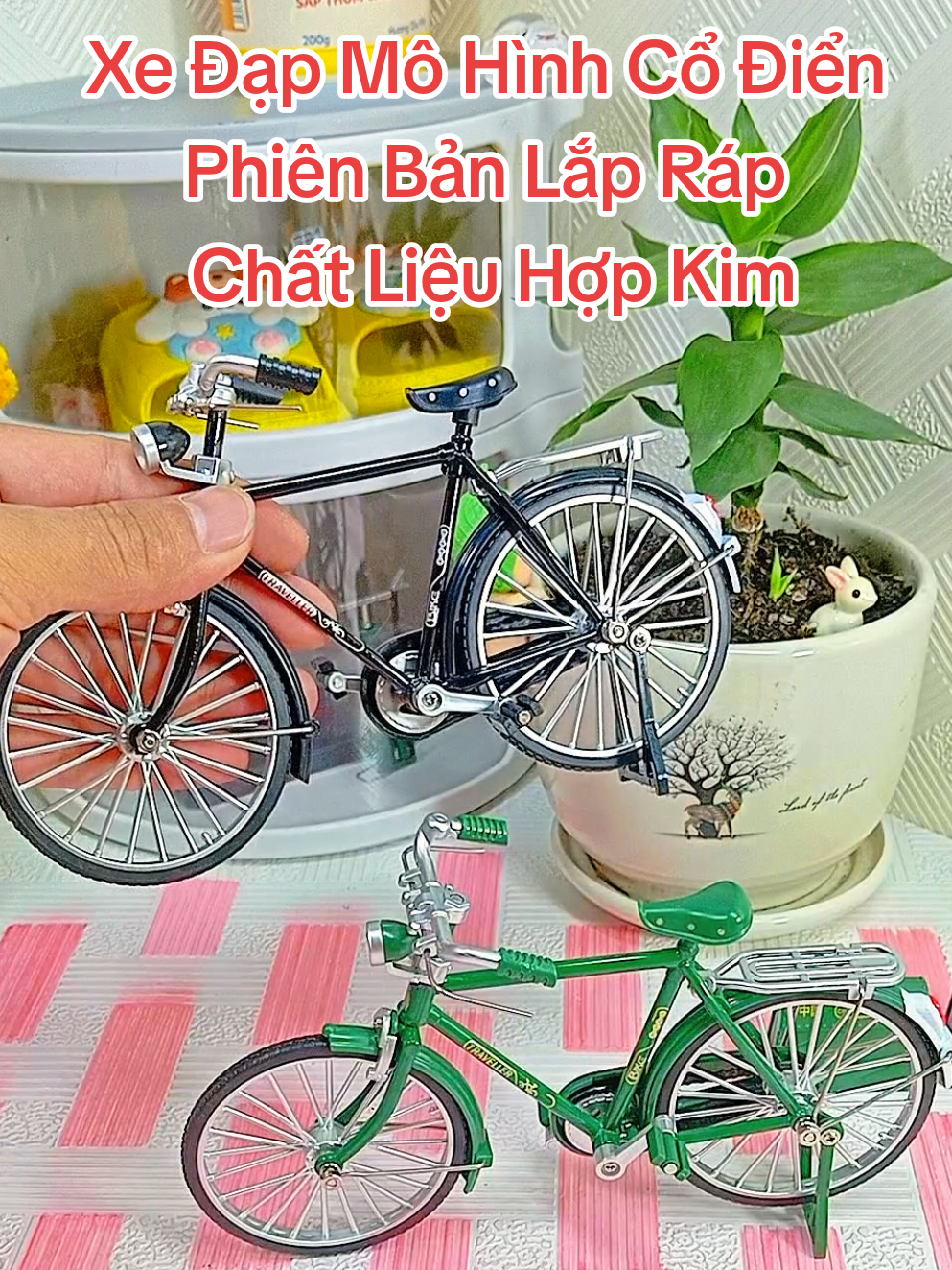 Xe Đạp Mô Hình Hợp Kim, Phiên Bản Lắp Ráp #xedap #xemohinh #mohinhlaprap #xuhuong #thinhhanhtrend 