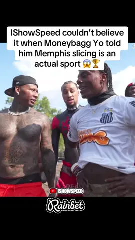 Ishowspeed was shocked after Moneybaggyo revealed to him that Memphis slicing is an actual sport😮‍💨💕 #ishowspeed #moneybaggyo #clips #fypシ #fypシ゚viral 