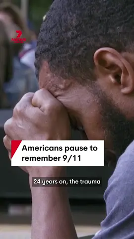 Americans have paused to remember 9/11 on the 24th anniversary of the terror attacks that claimed 2,977 victims. #sept11 #september11 #america #usa #memorial