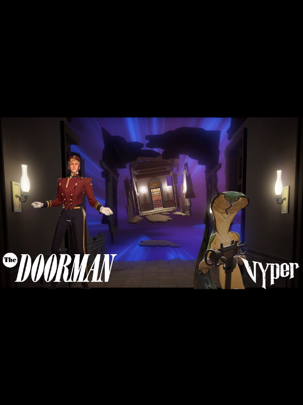 Replying to @exalteduno Sleepy Grey Talon and his Meowl shade Vyper and The Doorman don't even bother to clock her 🐍 🏨 🦉 #deadlock #deadlockinteractions #deadlockinvite #vyper #greytalon @Stephanie Kerbis - Vyper @Robbie Daymond - Grey Talon 