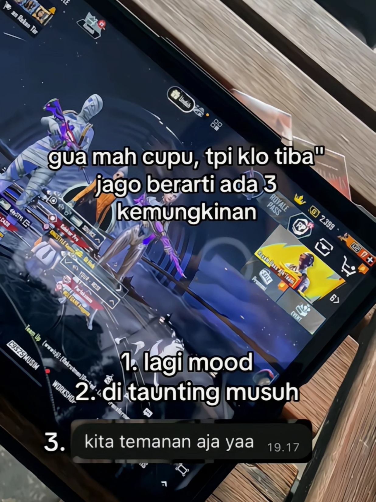 confirm eh teman ? @Rop✮ - am prem dbio #chaapoke #pubgmobile #quotespubg 