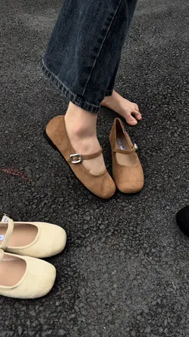 Giày Mary Jane Da Lộn Phối Khu #giaynu #reviewgiaydep #giaybupbenu #giaybupbe #giaynu 