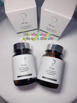 Viên uống sáng da D-na whiteing #vienuongtrangda #whitening #trangda #rohto 