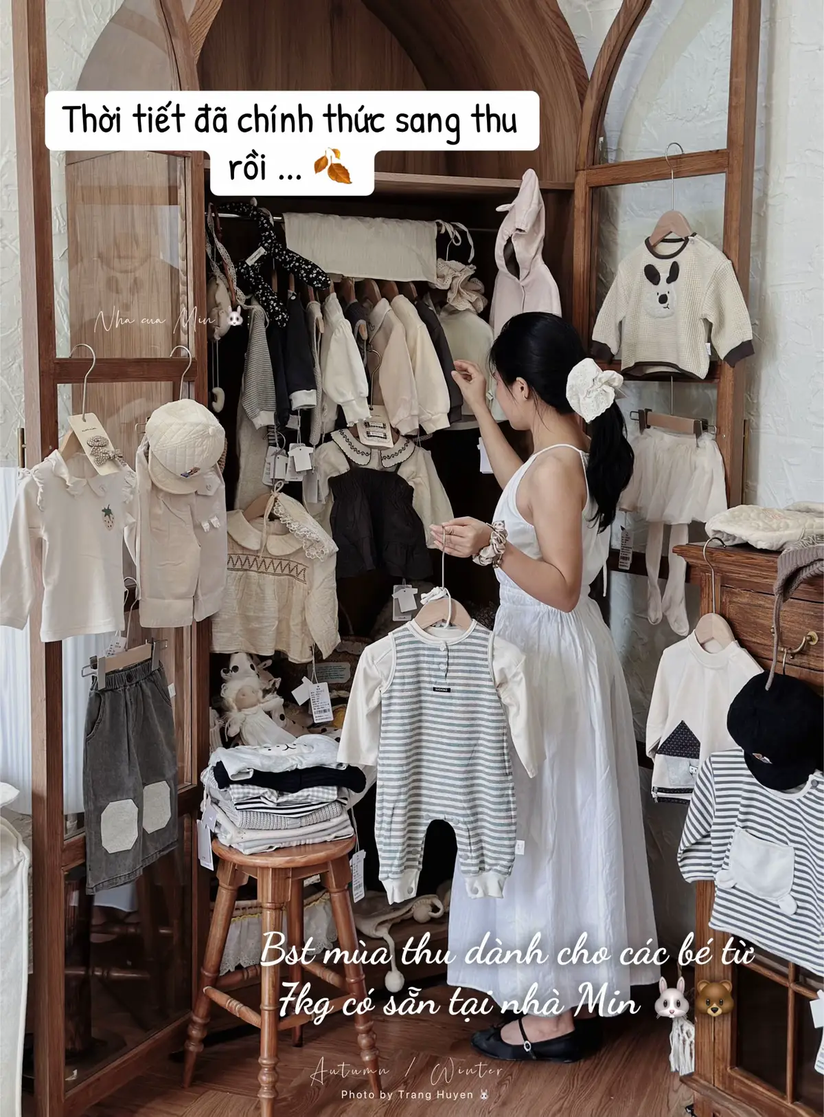 Dành cho các bé nhỏ từ 7kg những món đồ nhỏ xinh lên kệ chào thu 🤎🍂 Xinh quá à 