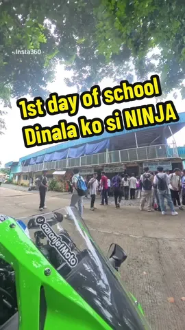 Big bike to school | 1st / first day of school namin public reaction ....__________________ zx4rr zx25r zx6r zx10r kawasakininja ninja1000 inline4 400cc bigbike to school #publicreaction #school #bigbike #student #kawasakininja 