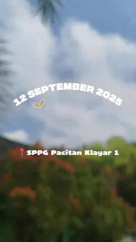 12 September 2025. Senyum Bahagia 🤗 #mbg #makanbergizigratis #sppg #pacitan24jam #fyf 