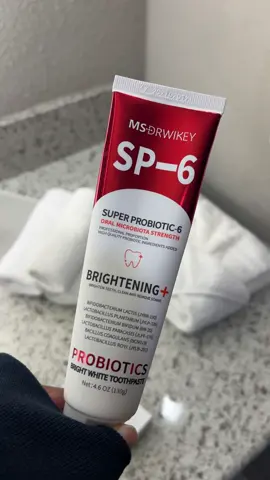 Why get one probiotic toothpaste when you can get 3?! #probiotic #probiotictoothpaste #tiktokshopcreatorpicks #morgankaprice #oralhealth 