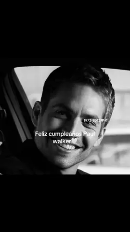 Feliz cumple Paul…se que ahora estás descansado dejaste una herida enorme,fuiste una persona spr buena,ayudabas en todo,tqm 😔🕊️🤍#paulwalker #rapidosyfuriosos #paulwalker #parati #fpy 