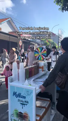 Tak perlu iri dengan rezeki orang lain, sebab apa yang ditakar Allah untuk kita tidak mungkin terselip apalagi tertukar.#StickyMilkKuningan #masyaallahtabarakallah #pejuangrupiah #fyp 