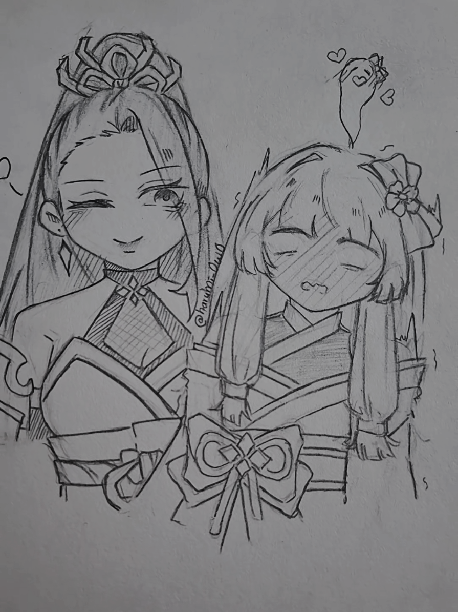 More than friends for sure chuu~ #sketch #hanabi #kagura #mlbb #fyp 