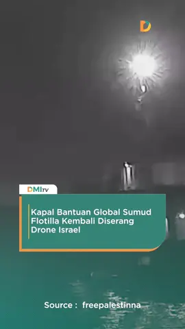 Serangan ini terjadi hanya sehari setelah kapal pertama mereka juga menjadi target serangan serupa. Global Sumud Flotilla yang membawa ratusan aktivis dari 44 negara bertujua menembus blokade Gaza dan mengirim bantuan kemanusiaan. #gaza #israel #palestine #sumudflottila #news 