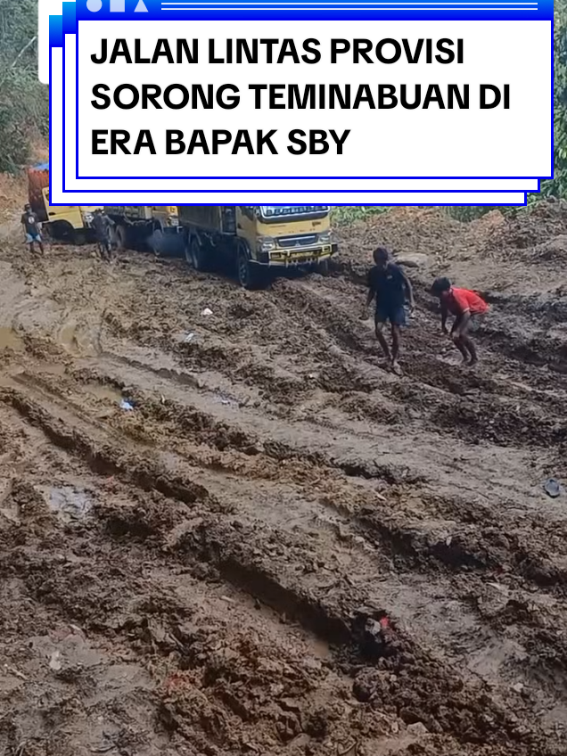 JALAN LINTAS PROVISI SORONG TEMINABUAN DI ERA BAPAK BAPAK SBY SETIAP HARI KITA MANDI LUMPUR NAMUN SETELAH BAPAK JOKOWI KAMI BISA PUNYA JALAN YANG BAGUS JIKA KALIAN DI PULAU JAWA MANA TAU SENGSARA NYA KAMI DI TANAH PAPUA #fypシ゚ #fypviral #fyppppppppppppppppppppppp #papua #jokowi 