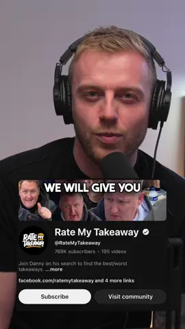 @Rate My Takeaway £100,000 cash money, deal? 