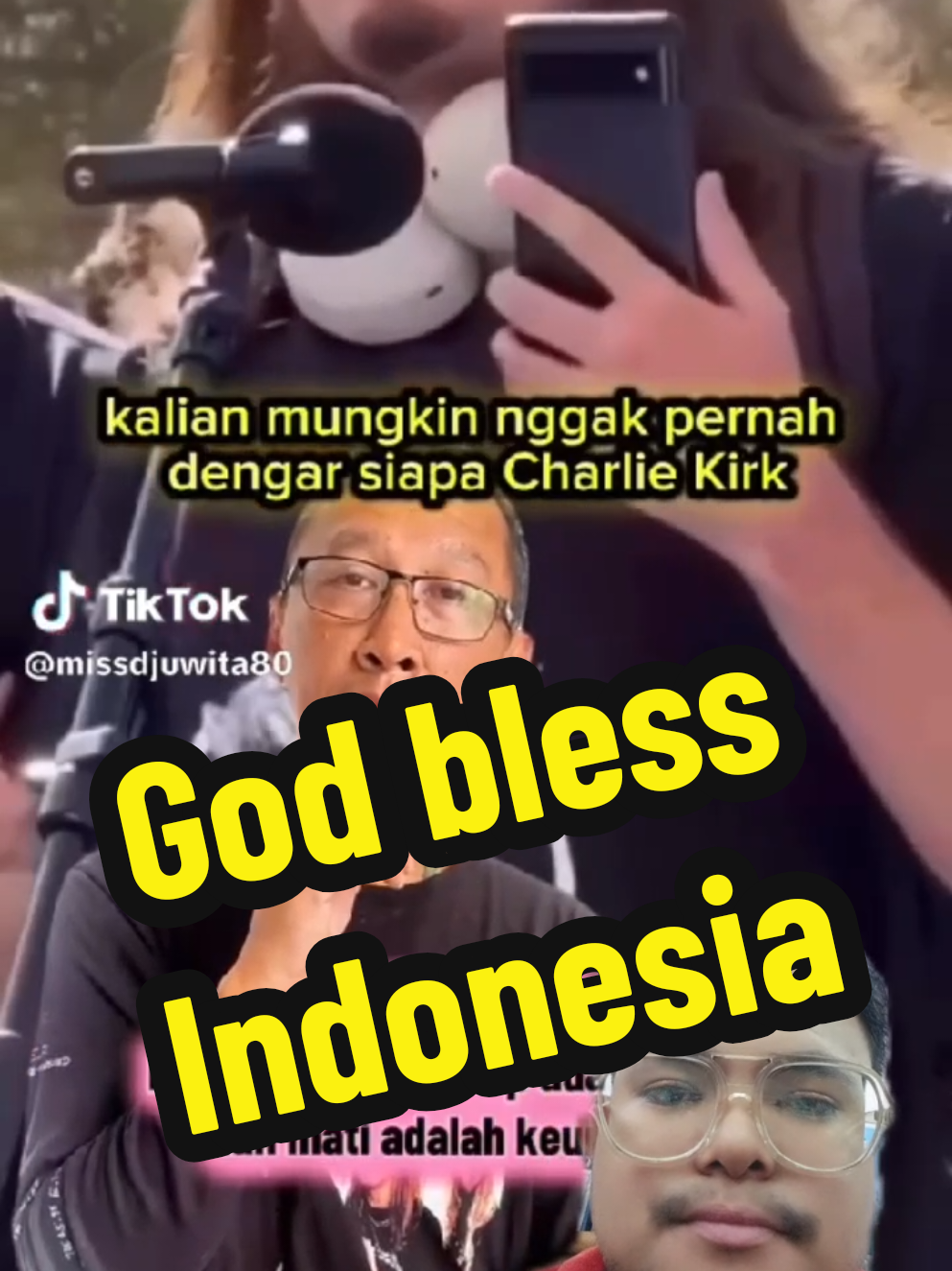 God bless Indonesia  #israel #permadiarya #charliekirk #usa #news 
