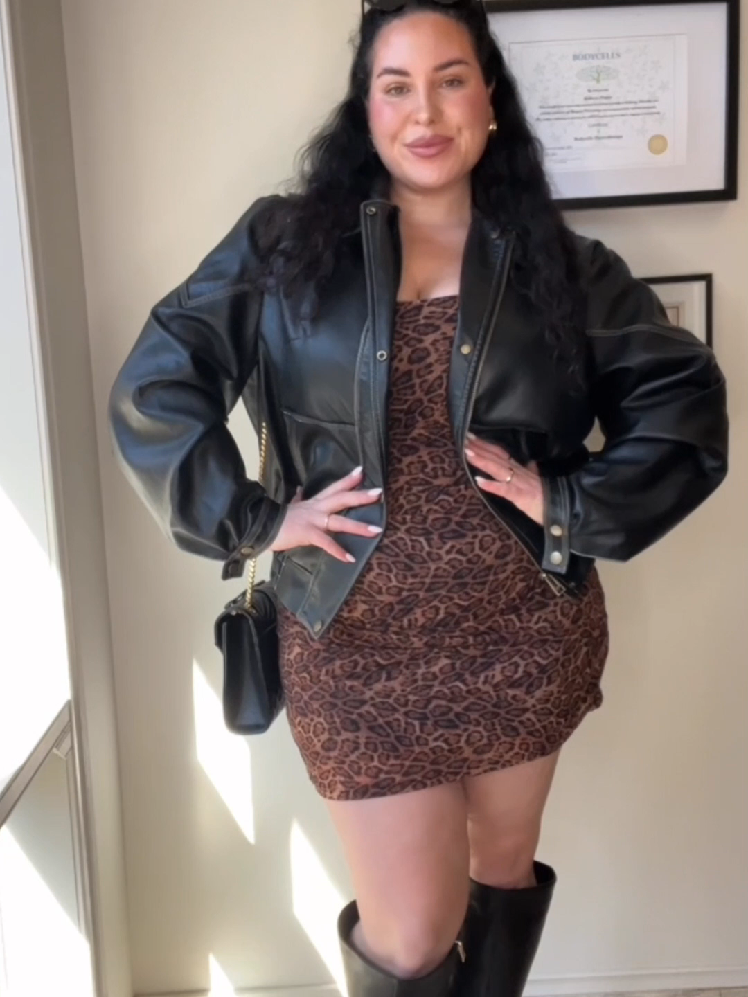 The ultimate leopard dress you need in your rotation 🤎🐆 #popilush #popilushdress #shapewear #shapeweardress #snatched #outfit #curvy #plussize#leopardprint