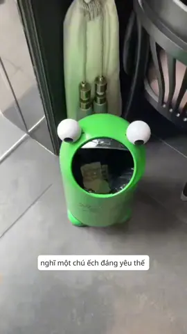 Thùng rác ếch đẹp mắt và thiết thực, dung tích lớn và niêm phong chắc chắn#trendtiktok #nhữngđiềutốtđẹpchongôinhà #Thùngrác 