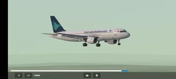 Garuda old landing 🛬👑  #garudaindonesia