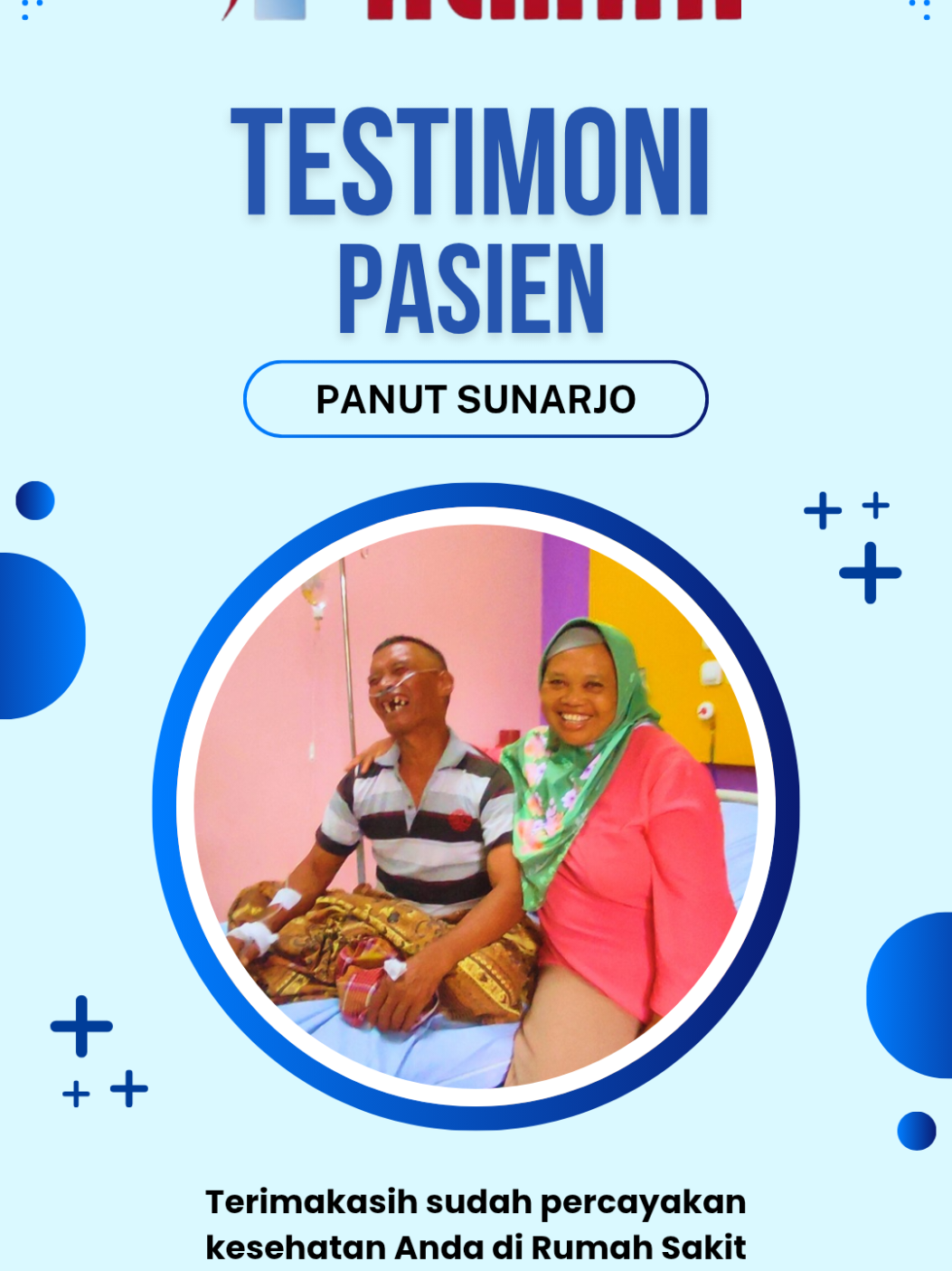 Testimoni Pasien – Panut Sunarjo Terima kasih atas kepercayaannya menjalani perawatan di RS Almah Belitung. Semoga selalu diberi kesehatan dan keberkahan. Kami di RS Almah akan terus berusaha memberikan pelayanan yang ramah, profesional, dan penuh empati. Jika Sahabat Sehat membutuhkan layanan kesehatan, jangan ragu untuk menghubungi kami: 📞 +62 877-5783-0015 📧 rs.almahbelitung@gmail.com 📍 Jl. Jenderal Sudirman Km.11 No.1, Buluh Tumbang, Tanjungpandan, Belitung, Babel 33144 ✨ Pelayanan dengan hati, demi kesembuhan yang berarti. ✨ #RSAlmahBelitung #TestimoniPasien #SahabatSehatAlmah #PasienPulang #RumahSakitBelitung      
