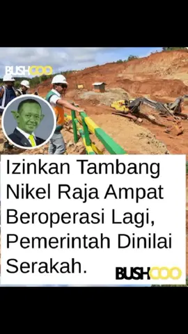 Ada peran Mulyono dan Luhut di tambang Nikel makanya kembali beroperasi kembali.