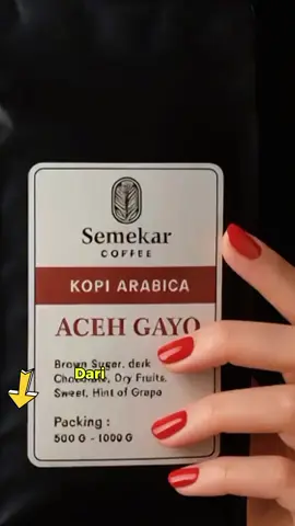 Semekar Coffee Arabika Aceh Gayo  #kopihitam  #lewatberanda  #semekarcoffee  #kopi  #kopiindonesia 