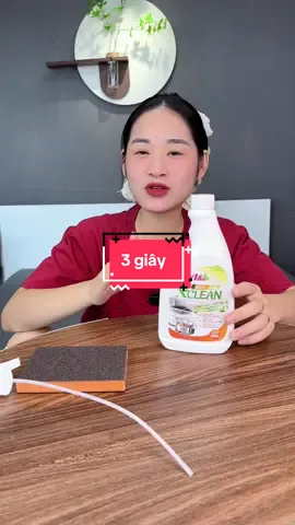 3 giây…. Chai tẩy đa năng xclean  #chaivesinhdanang #trending #xuhuong 
