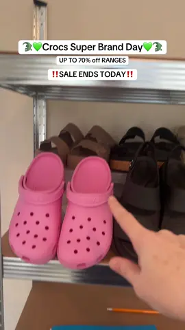 CROCS SUPER BRAND DAY 🚨LAST DAY TODAY🚨 Do not miss out on upto 70% off between 10th and 12th September!! @CROCS UK #crocsuksuperbrandday #crocs #crocsgang #crocs4life #crocswithnosocs