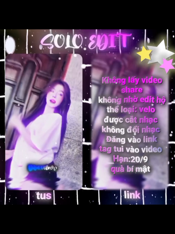 solo đi mb hok thì bất quên lắm ý:))) quà thì cũng cũng -) pick 7 slot  xh mạnhhhh lên đyyyyy đừng chùa tuii nhen  chúc mb solo vv  #Donna_team🍥✨ #Yin🐰🎀 #Hazii🐰🎀 #hr_team🐇✨ #lwziin_grp🎬 