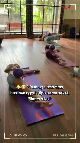 ⚡️ “Pilates itu kayak ngecas baterai hidup! 💪✨ Bukan cuma bikin badan makin kuat, tapi juga bikin pikiran waras & hati auto happy. Gerakan kecil, efeknya gede banget—kayak kamu juga bisa rasain kalau mulai sekarang! Yuk, join pilates dan buktikan sendiri gimana hidup jadi lebih sehat, seimbang, dan berarti! 🚀🌈”