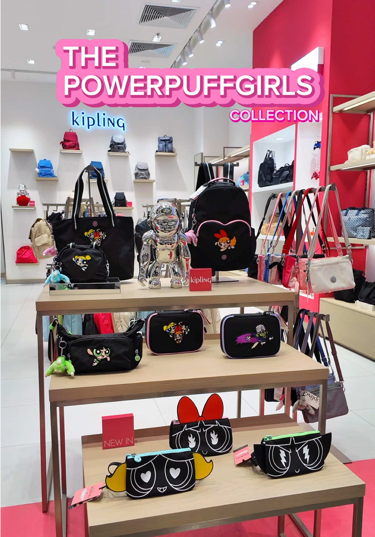 Calling all Powerpuff Girls lovers! 🩷💚🩵It’s time to add some sugar, spice, and everything nice to your style with #KiplingxThePowerpuffGirls. 📍Find us at: -Aeon Mall Sen Sok, Level 01 -Aeon mall Phnom Penh, Ground floor (Daylight Avenue) #NeverWithoutMyKipling #LiveLight #KiplingxThePowerpuffGirls #ThePowerpuffGirls 