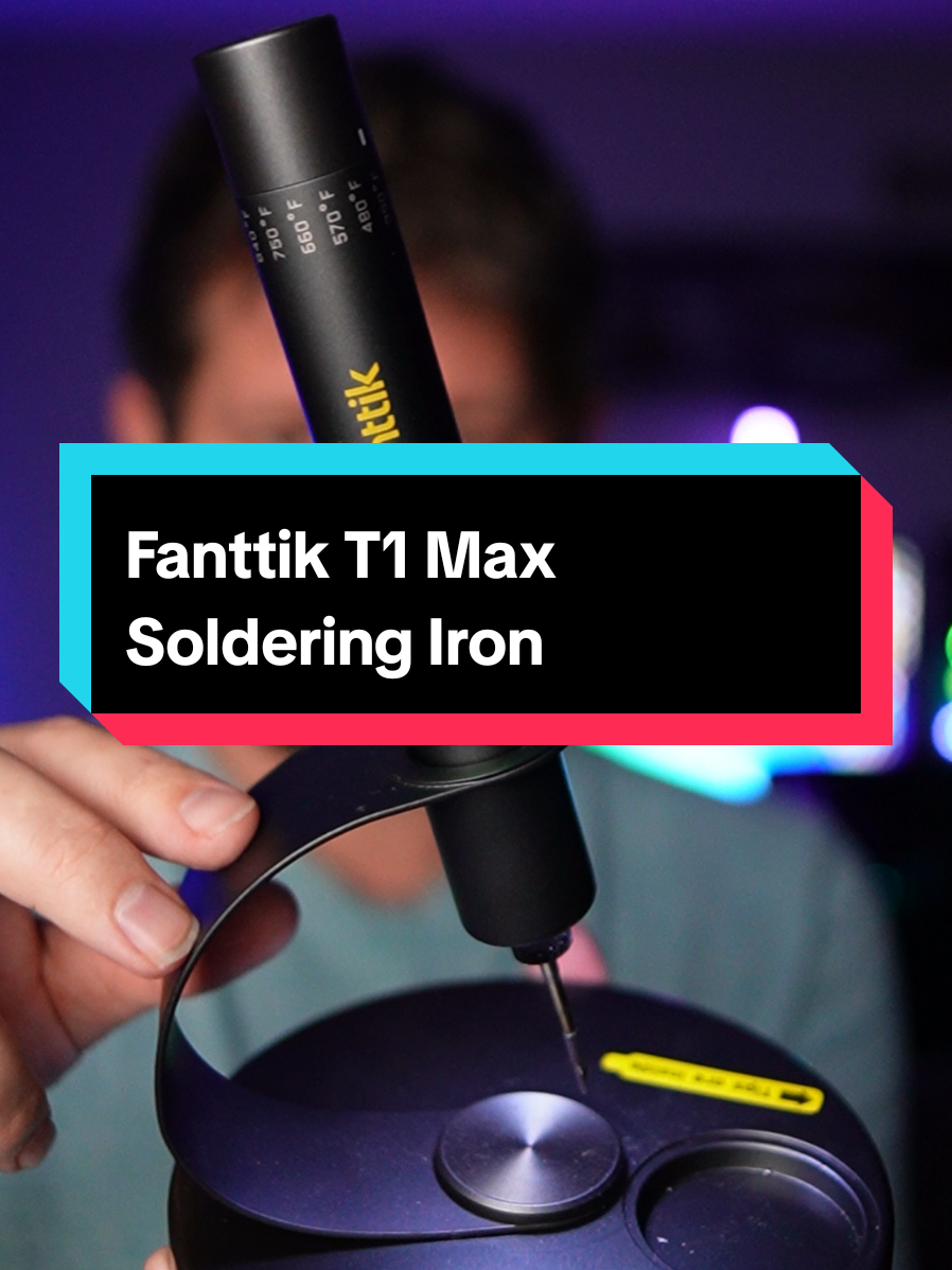 Take your repairs anywhere with the Fanttik T1 wireless soldering iron! Heats up fast, delivers consistent performance, and is perfect for electronics, DIY projects, and precision work. #FanttikT1 #WirelessSolderingIron #DIYProjects #ElectronicsRepair #TechTools 