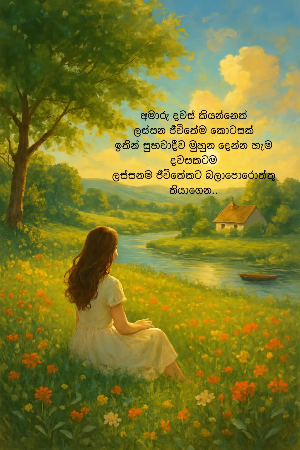 අමාරු දවස් කියන්නෙත් ලස්සන ජීවිතේම කොටසක් ඉතින් සුභවාදීව මුහුන දෙන්න හැම දවසකටම  ලස්සනම ජීවිතේකට බලාපොරොත්තු තියාගෙන..   #SriLanka #SriLankanVibes #LkaVibes #PositiveVibes#SriLankaTikTok #SinhalaQuotes #SinhalaStatus #SinhalaCaption #SriLankanGirl #SriLankanStyle #NatureVibes #PositiveVibes #CalmVibes #PeacefulMind #GoodEnergy #HopefulHearts #FYP #TrendingLK #ForYouSriLanka #TikTokSriLanka #ViralLK