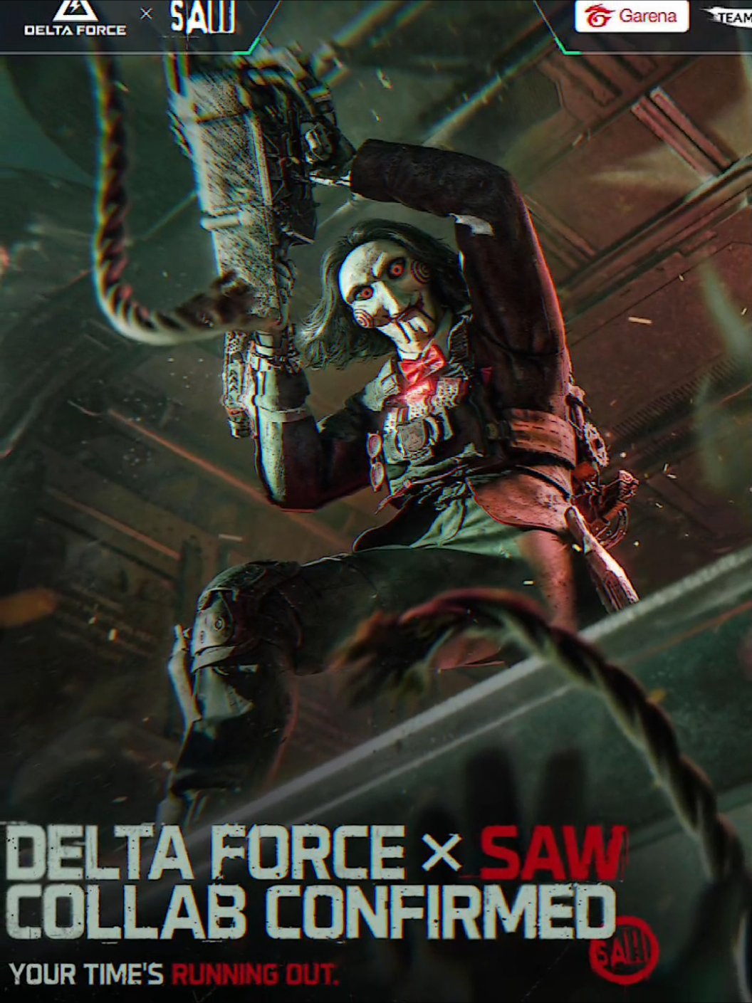 Not a revenge. But a resurrection 🔪 Delta Force x SAW collaboration has been confirmed ✅  #deltaforcegame #kolaborasi #saw #trend #viralditiktok 