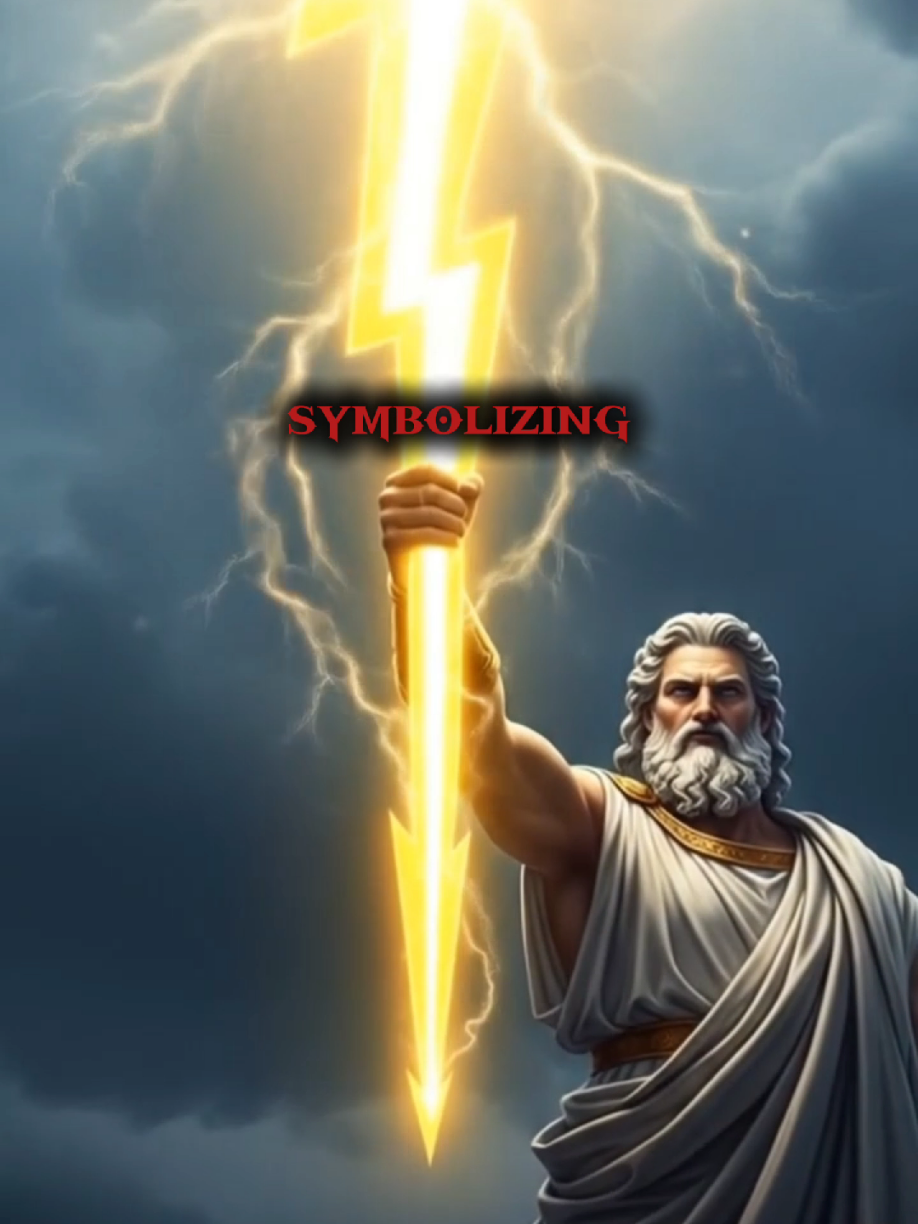 Why the Thunderbolt is the Ultimate Power Symbol ⚡ | Greek Mythology Explained #GreekMythology #MythologyTok #AncientGods #Zeus #MythologyExplained 