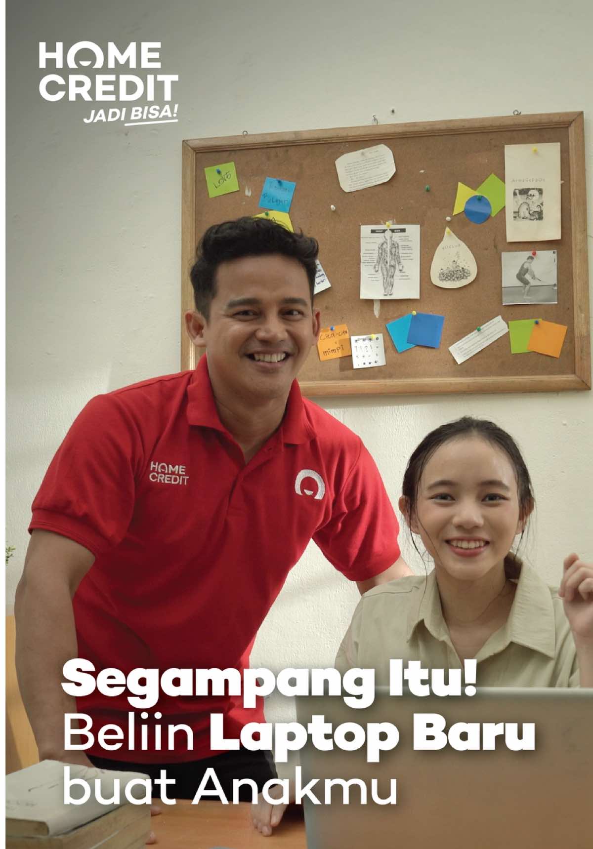 Hidup mungkin emang berat 🙃 tapi soal laptop anak, bisa ringan kok. Tau ga? tanpa jebol tabungan, kamu bisa beli versi terbaru yang lebih slim, stylish, dan canggih pakai cicilan Home Credit 😉 Jadi ortu 🐏dombaan, upgrade laptop anakmu sekarang! Klik link di bio buat download My Home Credit dan cek limitmu! #HomeCredit #SegampangItu