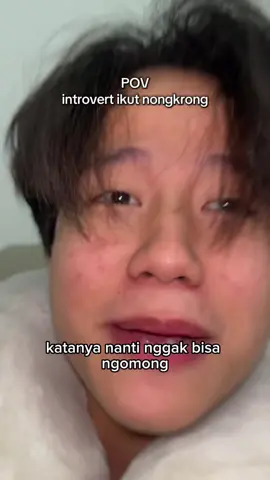 apresiasi dulu yang penting udah gapake masker dia. #pov #introvert 