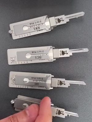 Lost keys? No problem. This 2-in-1 master key decoder opens locks in minutes.