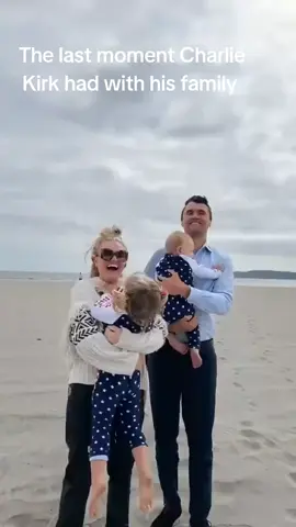The last moment Charlie Kirk had with his family #fyp #forupage #viralvideos #charliekirk  #tiktoker 