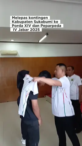 Melepas kontingen Kabupaten Sukabumi pada Popda XIV dan Peparpeda IV Jabar tahun 2025 sekaligus memperingati Hari Olahraga Nasional. #aa #andreas #wakilbupati #sukabumi #jawabarat 
